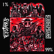 the album cover for Subhumans / Restarts - Split