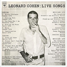 Leonard Cohen - Leonard Cohen: Live Songs [LP] Vinyl Record