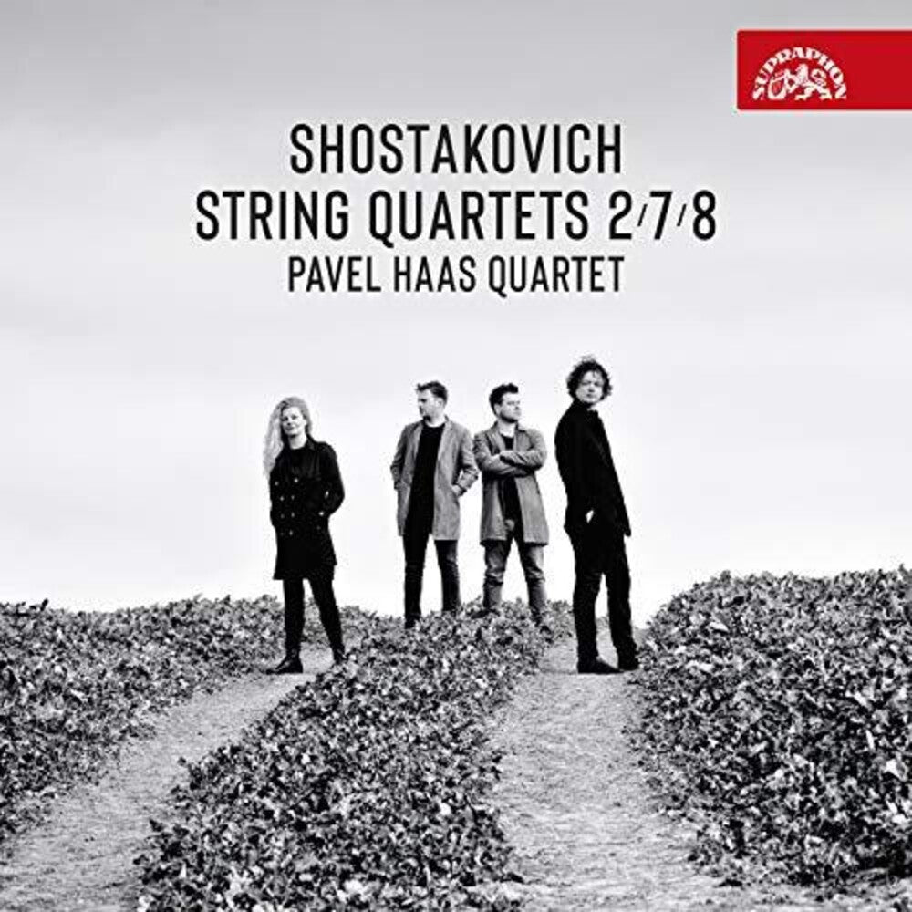 the album cover for Shostakovich / Haas - String Quartets 7-9
