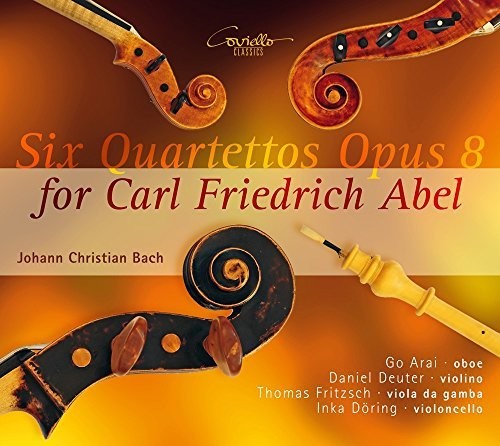 J Bach C / Arai / Doring - Six Quartettos Opus 8 for Carl Friedrich Abel Music CD