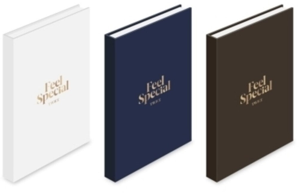 the album cover for TWICE - Feel Special (Random Cover) (incl. 88pg Photobook, 5 Photocards, Lyrics Paper + Gold Photocard)