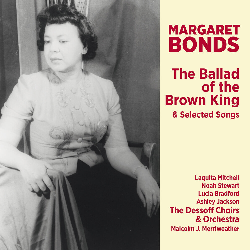 the album cover for Bonds / Dessoff Choirs / Bradford - Ballad of the Brown King