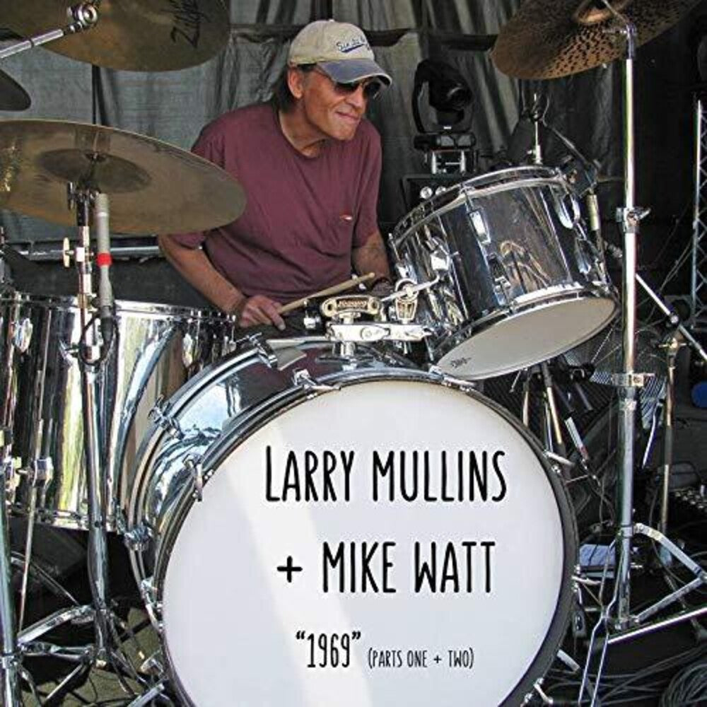 the album cover for Larry Mullins & Mike Watt - "1969" (Parts I and II): A Tribute to Scott Asheton [RSD BF 2019]