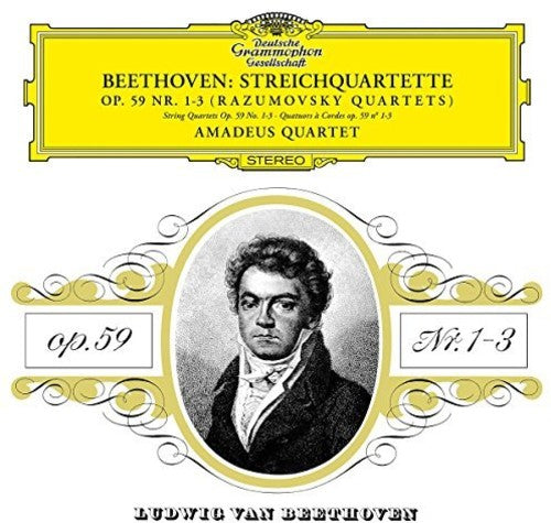 the album cover for Beethoven / Amadeus Quartet - String Quartet No 7 In F Op 59 No 1 [180 Gram]