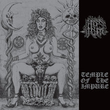the album cover for Hades Archer - Temple Of The Impure