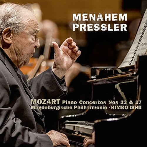the album cover for Mozart / Menahem Pressler - Piano Concertos 23 & 25