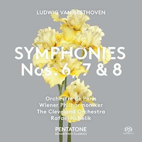 the album cover for Beethoven / Cleveland Orchestra / Kubelik - Symphonies