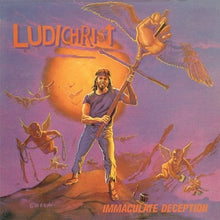 the album cover for Ludichrist - Immaculate Deception / Powertrip