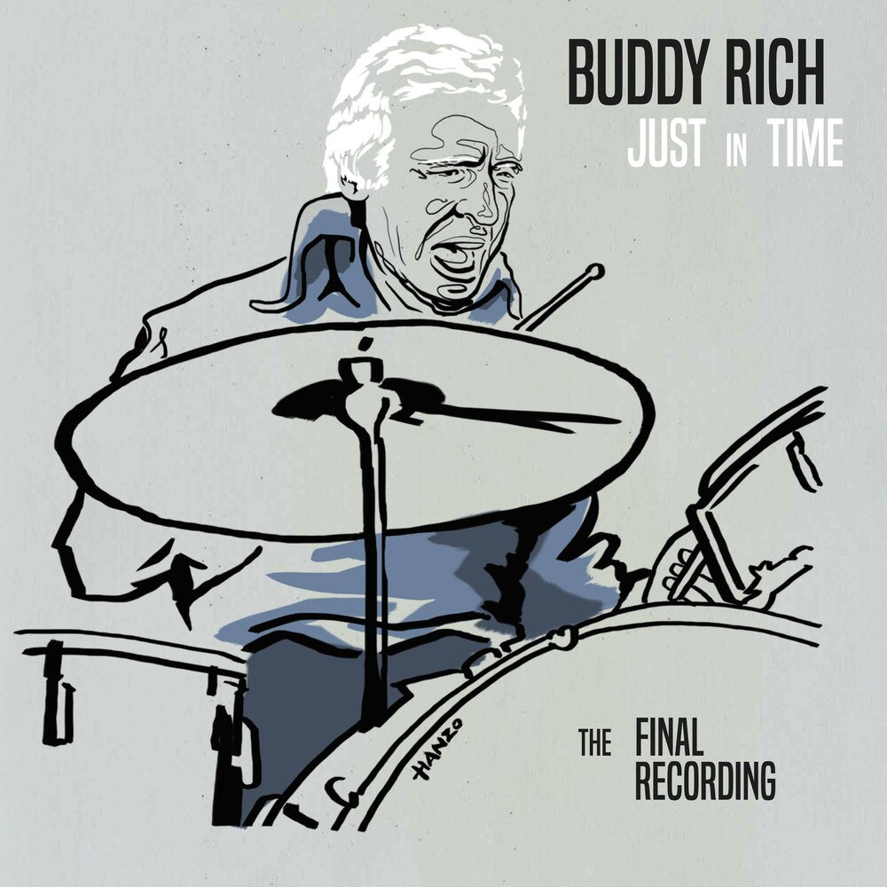 the album cover for Buddy Rich - Just In Time - The Final Recording