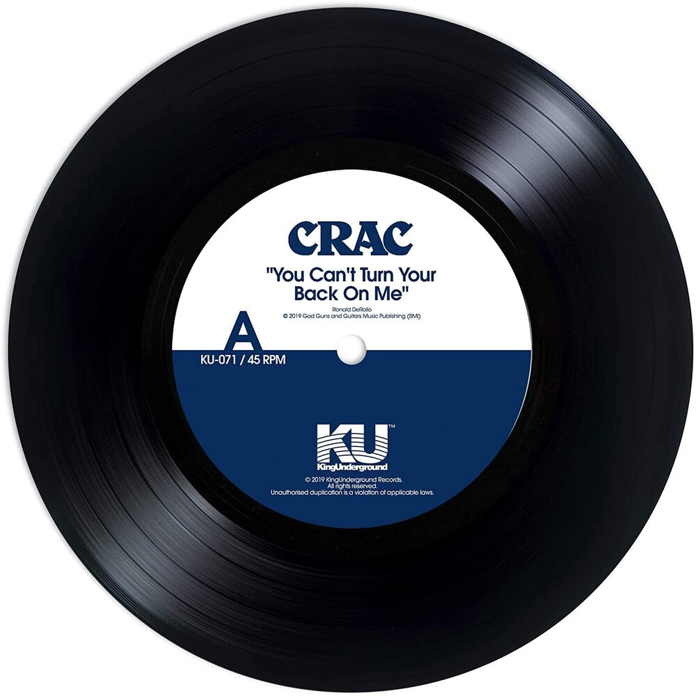 the album cover for CRAC - You Can't Turn Your Back On Me / Wound Round