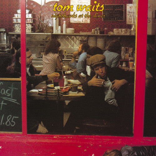 the album cover for Tom Waits - Nighthawks At The Diner