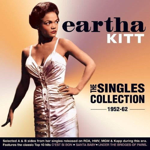 the album cover for Eartha Kitt - Singles Collection 1952-62