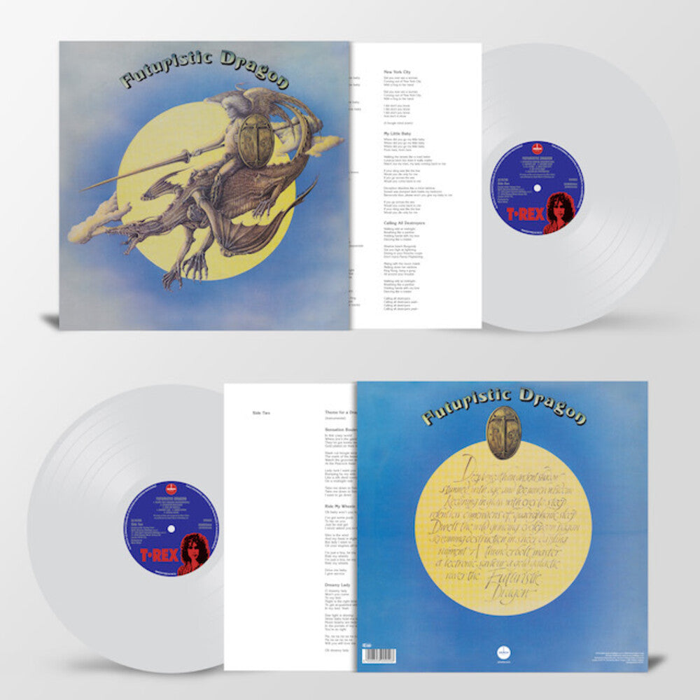 the album cover for T. Rex - Futuristic Dragon [Import LP]