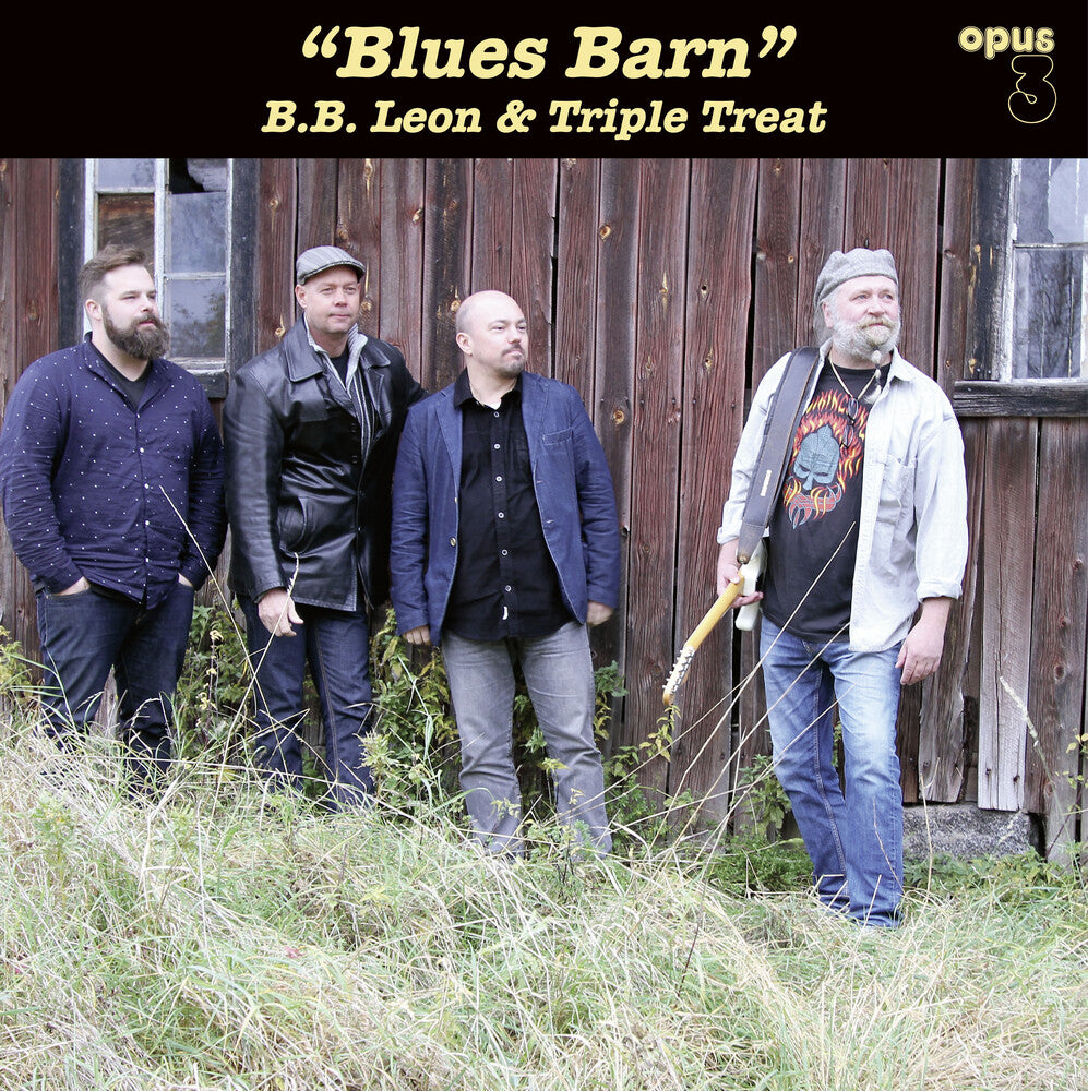 the album cover for BB Leon & Triple Treat - Blues Barn [180 Gram]