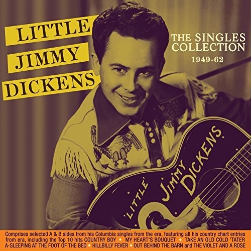 the album cover for Jimmy Dickens Little - Singles Collection 1949-62