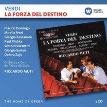 the album cover for Riccardo Muti / Domingo,Placido - Verdi: La Forza Del Destino