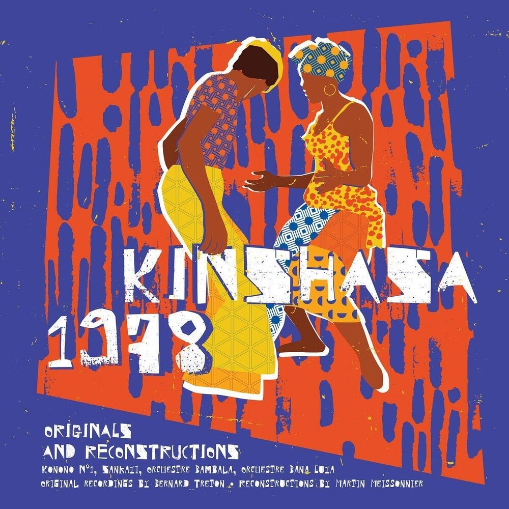 the album cover for Kinshasha 1978 Feat Konono N1 / Various - Kinshasha 1978 feat. Konono N1 / Various