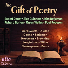 the album cover for Alec Guiness / Burton,Richard / Betjeman,John - The Gift Of Poetry