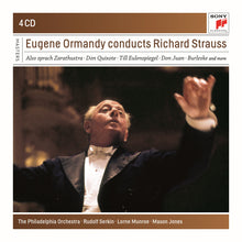 the album cover for Strauss / Ormandy / Jones - Ormandy Conducts Strauss