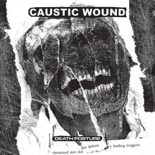 the album cover for Caustic Wound - Death Posture