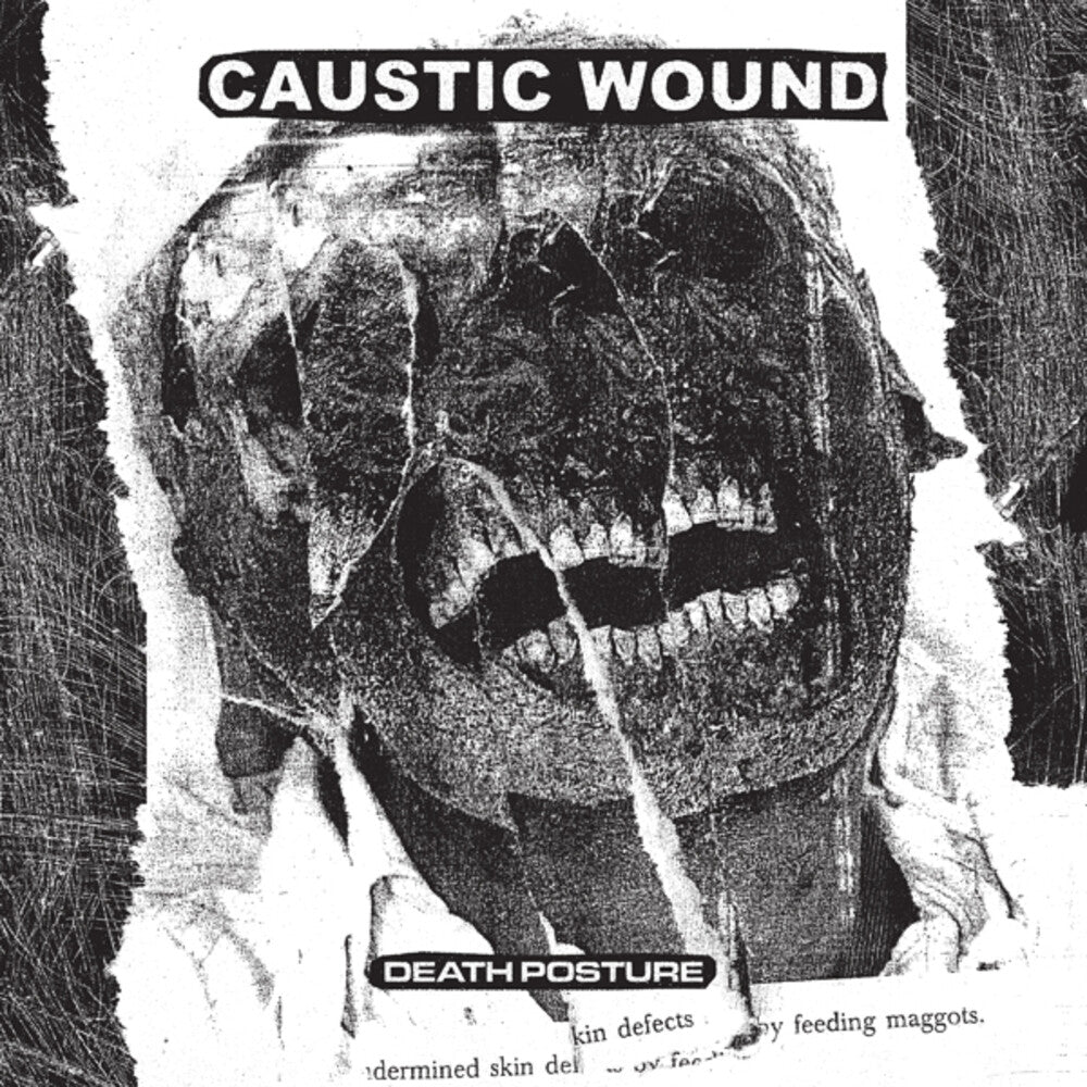 the album cover for Caustic Wound - Death Posture