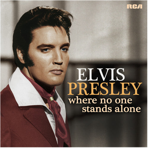 the album cover for Elvis Presley - Where No One Stands Alone [LP]
