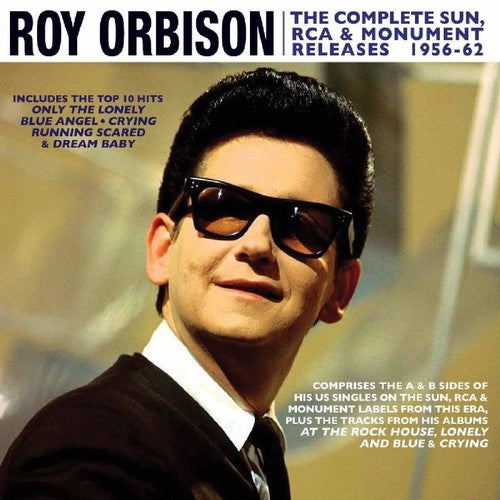 the album cover for Roy Orbison - Complete Sun Rcaa & Monument Releases 1956-62