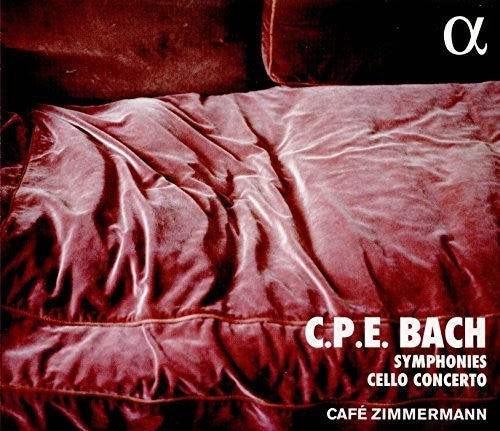 C Bach PE / Zimmermann - Symphonies & Cello Concerto Music CD