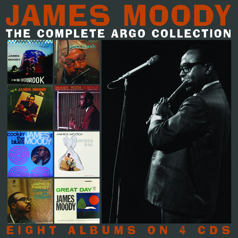 the album cover for James Moody - Complete Argo Collection