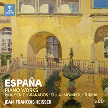 the album cover for Jean Heisser -Frangois - Espana: Albeniz Falla Granados Mompou Turina