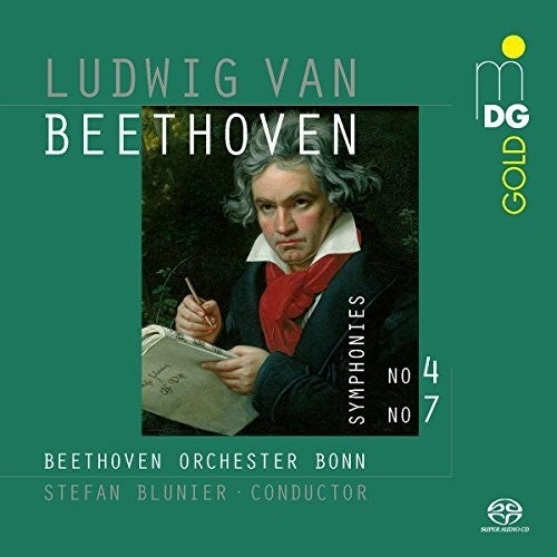 the album cover for Beethoven / Blunier - Symphonies 4 & 7