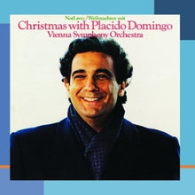 the album cover for Domingo / Vienna Symphonyny Orchestra / Holdridge - Christmas with Placido Domingo