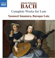 the album cover for J Bach S / Imamura - Complete Works for Lute