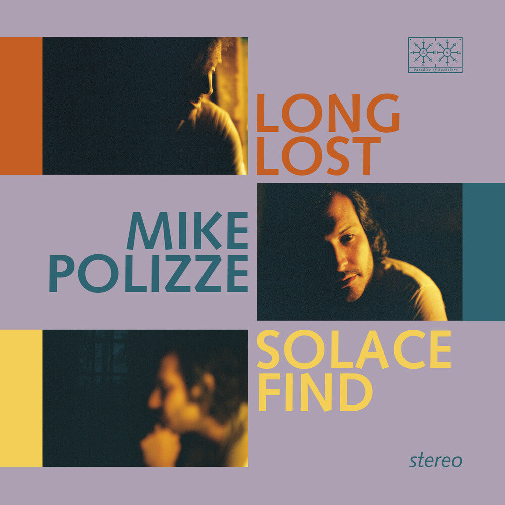 the album cover for Mike Polizze - Long Lost Solace Find (Transparent Blue Vinyl)