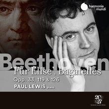 the album cover for Paul Lewis - Beethoven: Fur Elise, Bagatelles