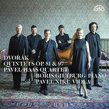 the album cover for Dvorak / Haas - Quintets 81 & 97