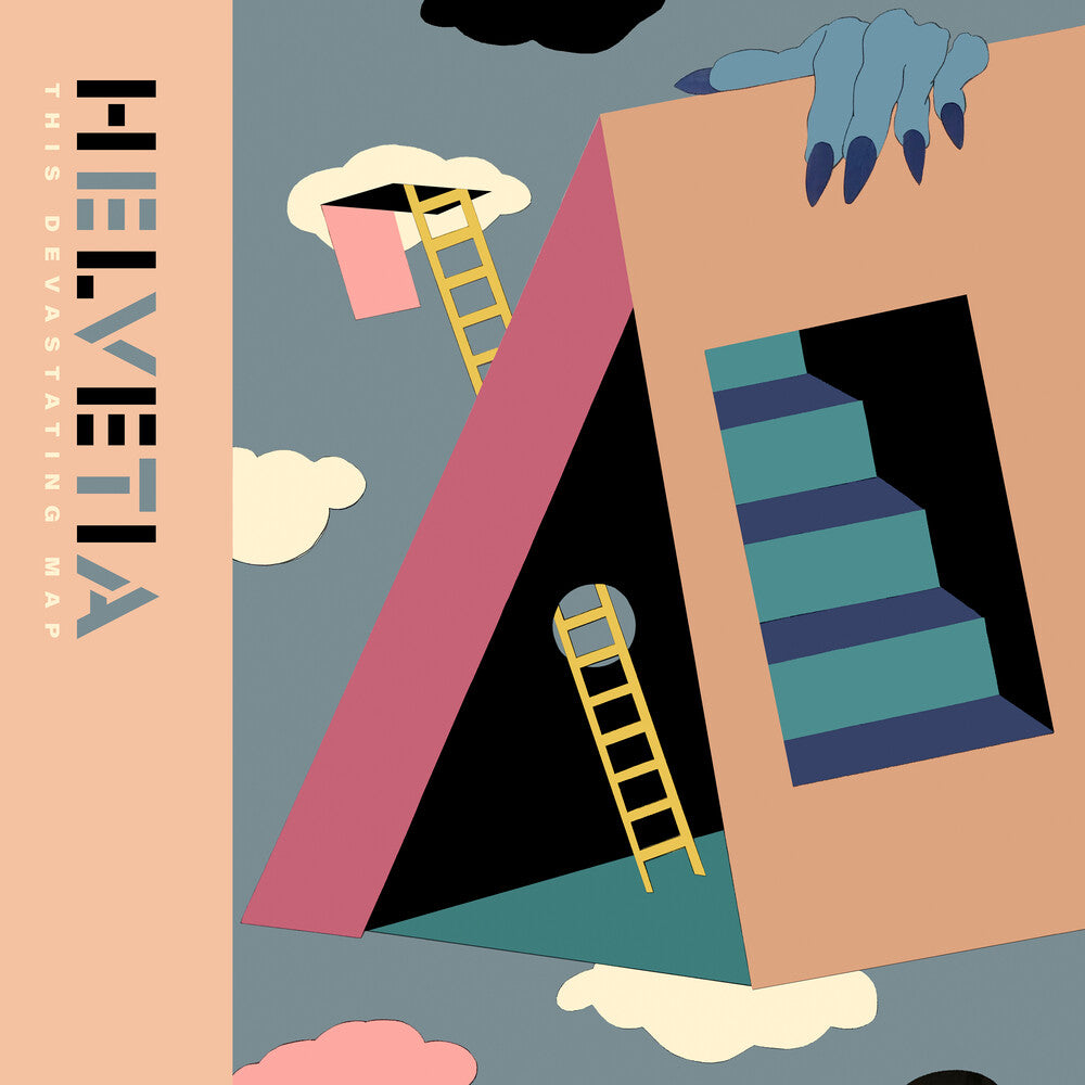 the album cover for Helvetia - This Devastating Map [White LP]