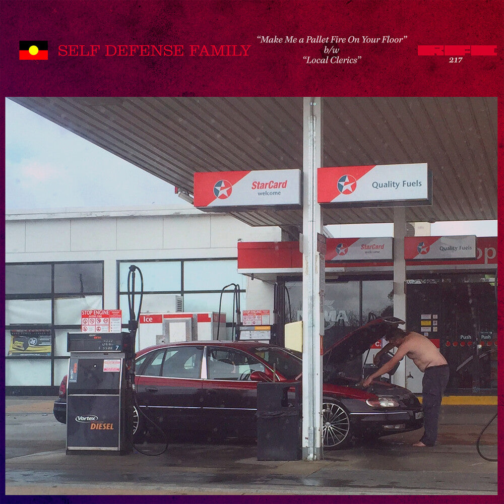 Self Defense Family - Make Me A Pallet Fire On Your Floor / Local Clerics [Blue 7in Single]