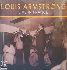the album cover for Louis Armstrong - Live In France 1948