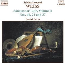 the album cover for Robert Barto - Sonatas for Lute 4