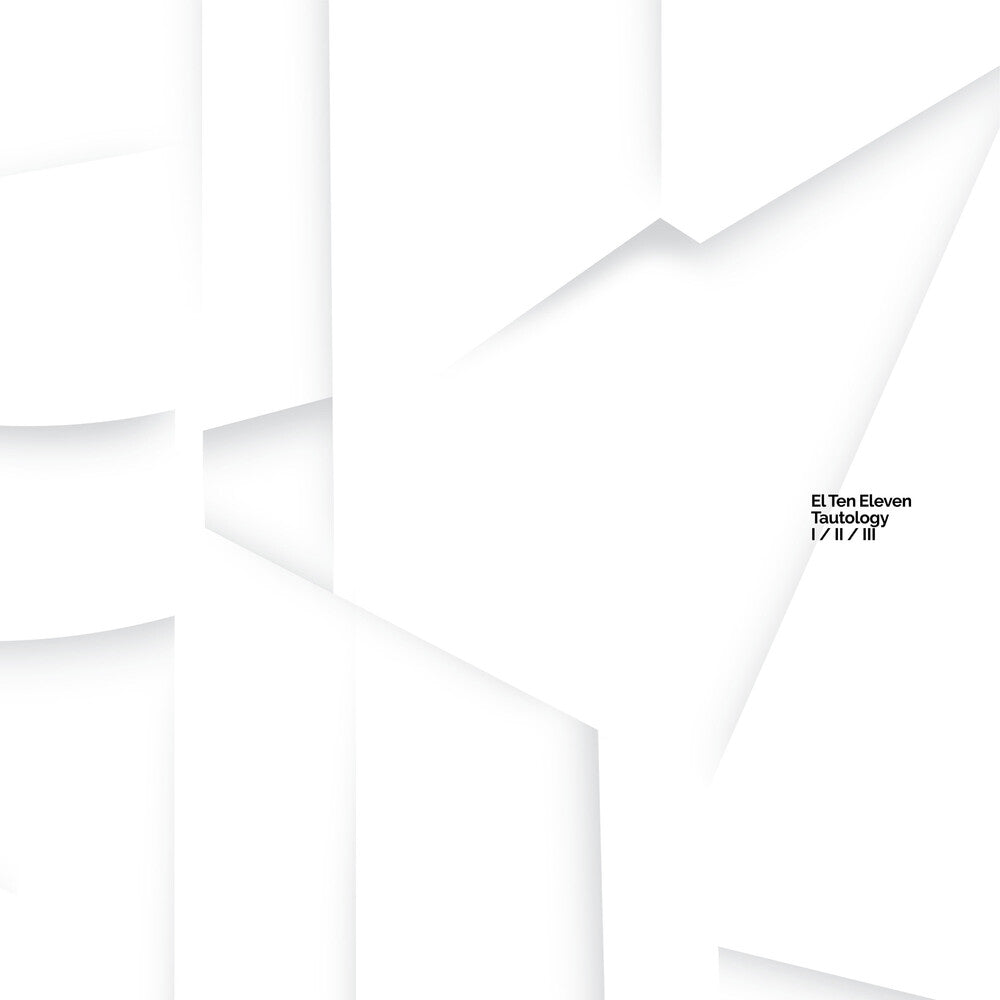 the album cover for El Ten Eleven - Tautology (Ultra Clear Vinyl) [Clear Vinyl]