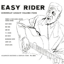 the album cover for Lead Belly - Easy Rider