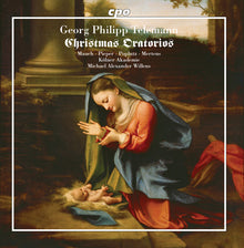 the album cover for Telemann / Mauch / Akademie - Christmas Oratorios