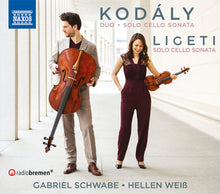 Kodaly / Schwabe / Weiss - Sonata for Cello Solo [CD]