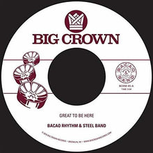 the album cover for Bacao Rhythm & Steel Band - Great To Be Here / All For Tha Cash