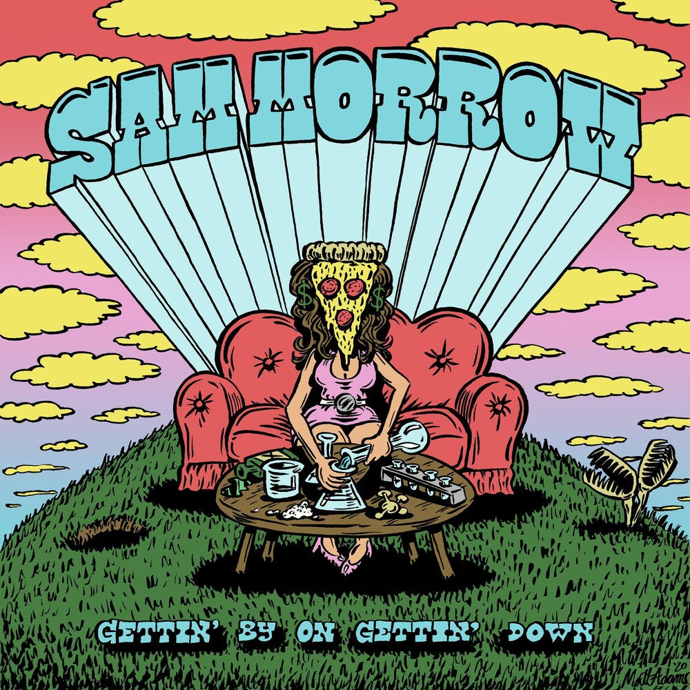 the album cover for Sam Morrow - Gettin' By On Gettin' Down [LP]