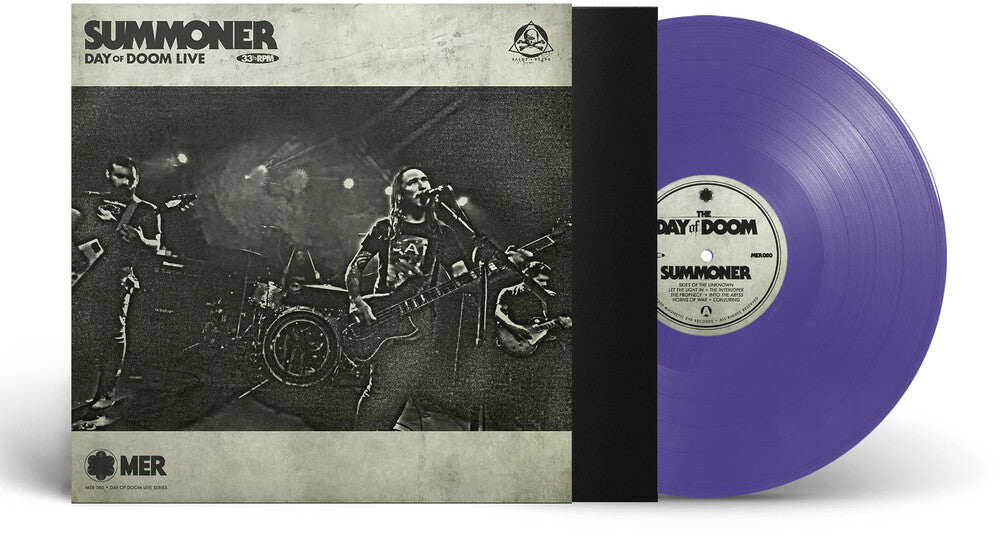 the album cover for Summoner - Day Of Doom Live (Purple Vinyl) [Limited Edition] (Purp)