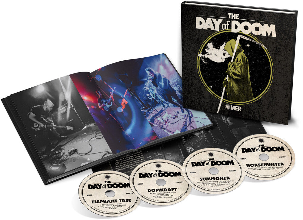 Elephant Tree / Domkraft / Summoner / Horsehunter - Day Of Doom Live (Hardcover Book Inc. 4 Cds) [Limited Edition]