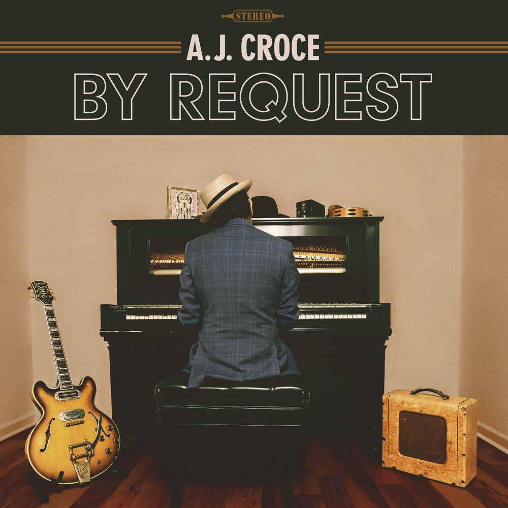 the album cover for A.J. Croce - By Request