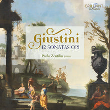 the album cover for Giustini / Zentilin - 12 Sonatas 1